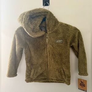 Kids 4T Eddie Bauer Olive Sherpa Jacket